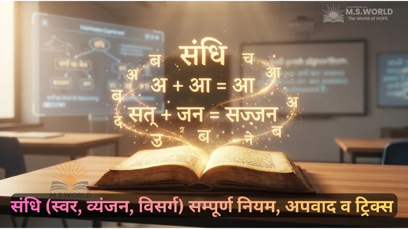 संधि: स्वर, व्यंजन और विसर्ग संधि के सम्पूर्ण नियम एवं ट्रिक्स