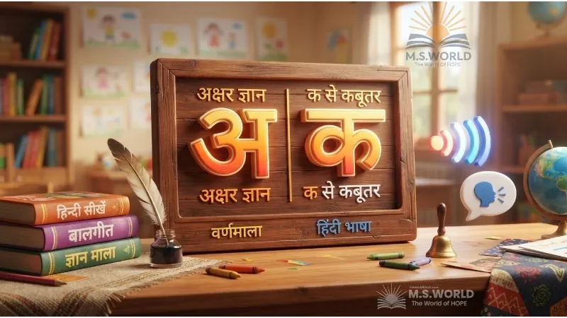 हिन्दी वर्णमाला के स्वर और व्यंजन का सम्पूर्ण वैज्ञानिक वर्गीकरण और उच्चारण स्थान।