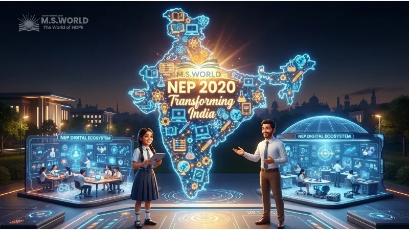 नई शिक्षा नीति 2020 (NEP 2020) - 5+3+3+4 ढांचा और मुख्य विशेषताएं