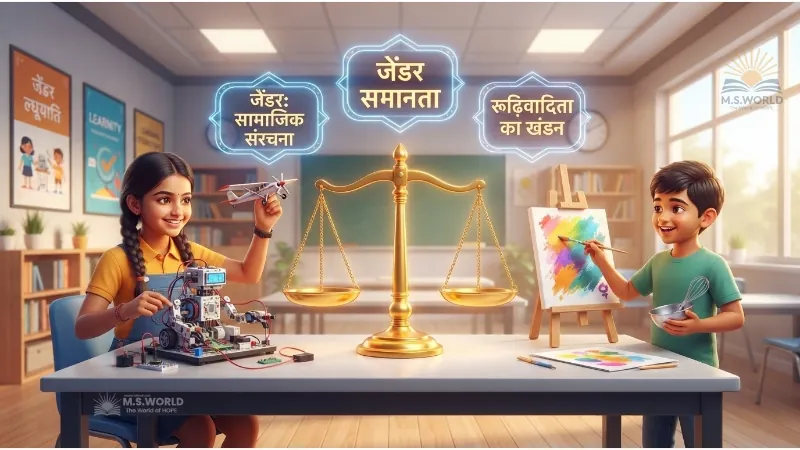 जेंडर एक सामाजिक संरचना के रूप में, Gender as a Social Construct in Hindi, लैंगिक पूर्वाग्रह, जेंडर रूढ़िवादिता, CTET CDP Notes
